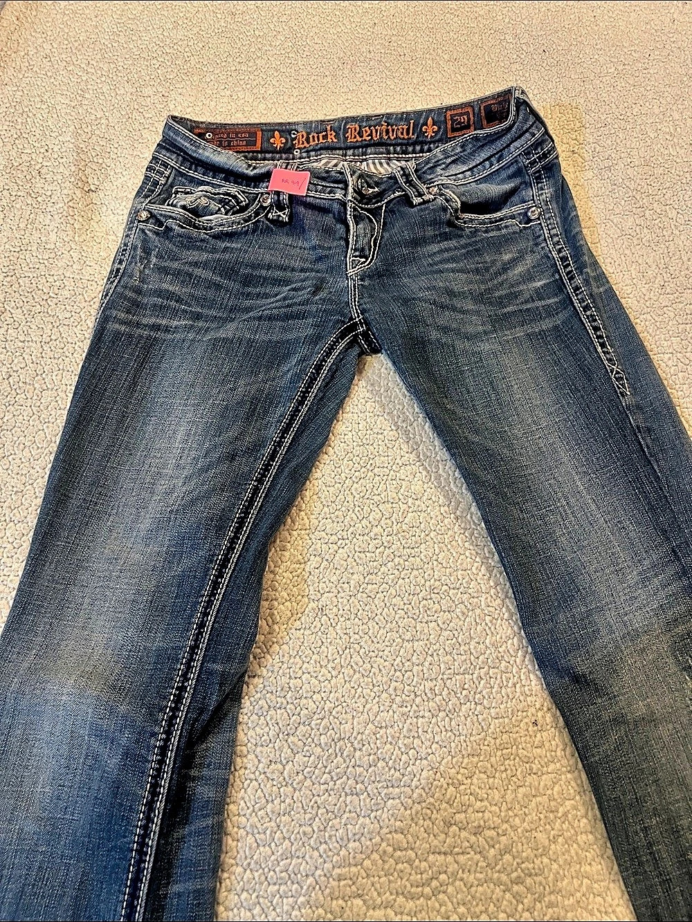 Rock Revival Boot Cit Jeans in Blue Waist 29